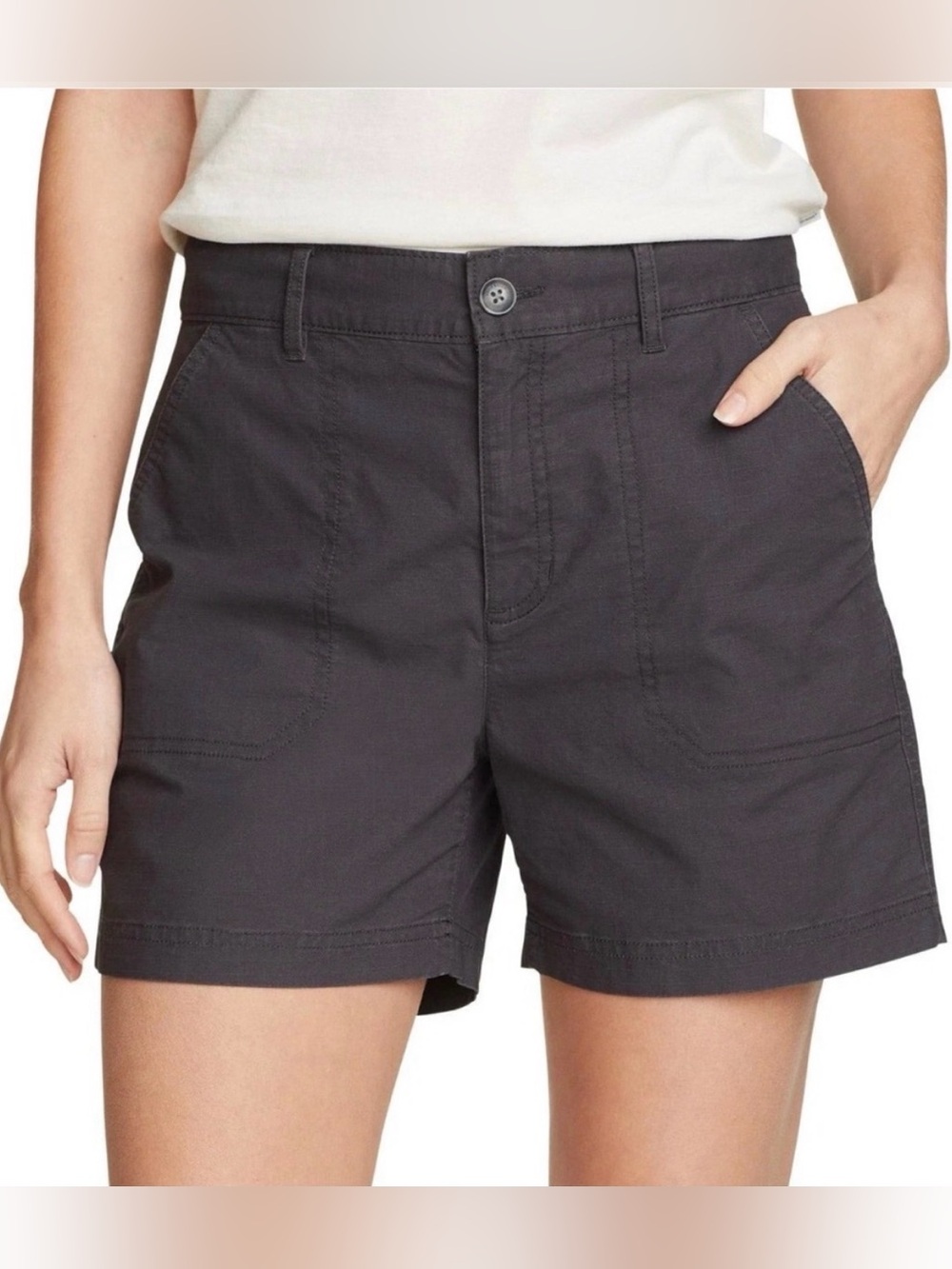 Eddie Bauer Canvas Utility Shorts 5”